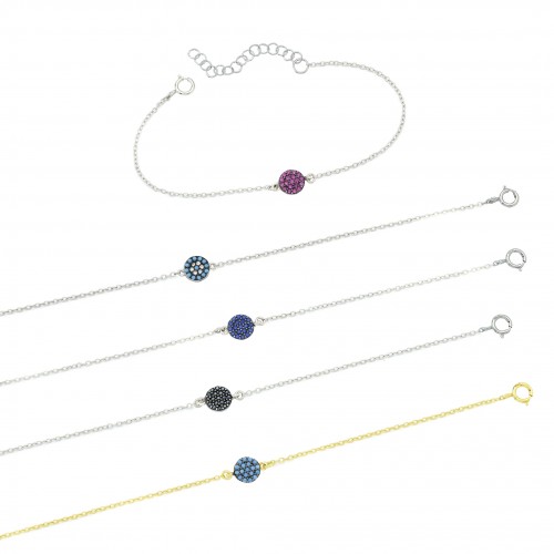 Round Disk Bracelet
