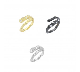 Abstract by-bass Ring