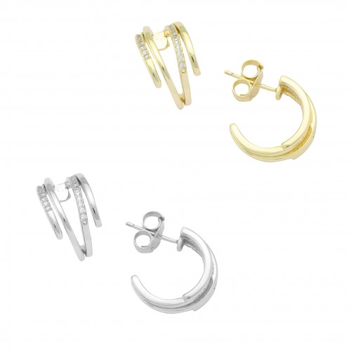 Four-Loop Earrings