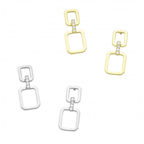 Interlocked link Earrings