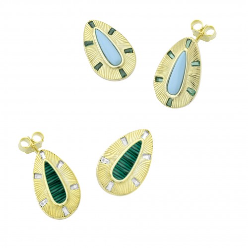 Byzantine Pendant Earrings