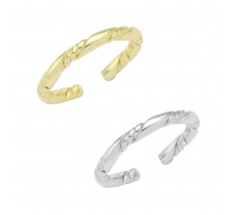 Twisted Spiral Ring