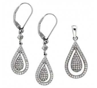 Silver jewellery set 2