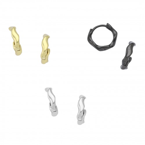 Wave-Loop Earrings