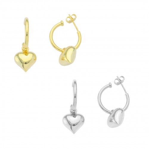 Heart Loop Earrings