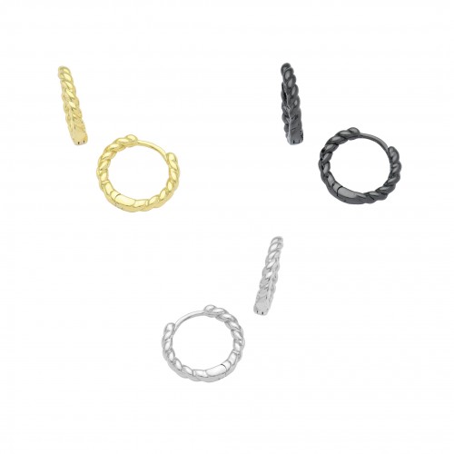 Twisted Loop Earrings