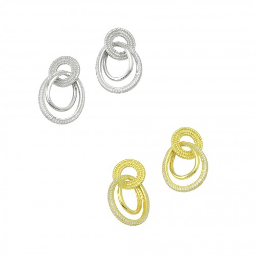 Triple Hoop Earrings