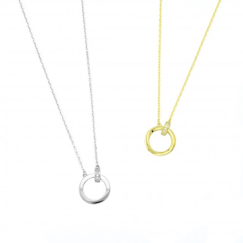 2 Hoops Necklace