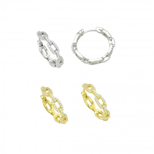 Hoop - Chain Earrings