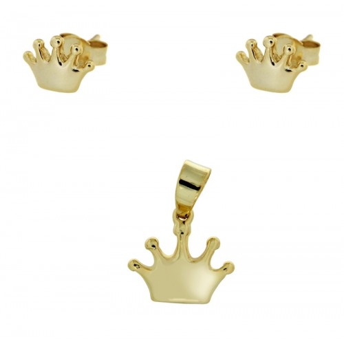 Silver jewellery set