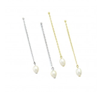 Dangle Earrings with Pearl