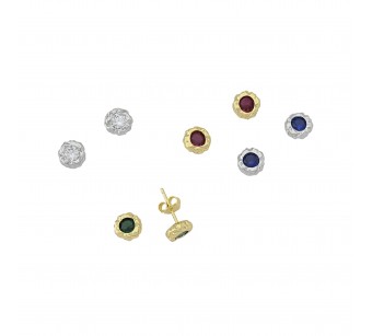 Solitaire Earrings