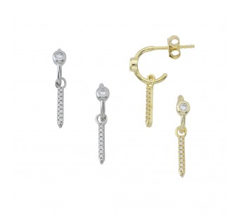 Mini Hoop & Nail Earrings