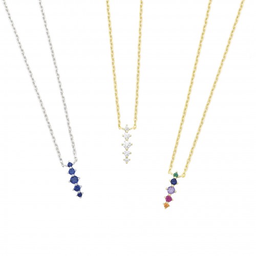 Necklace with pendant Stones