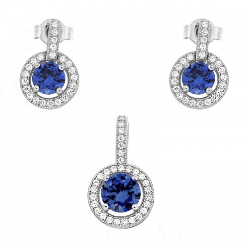 Silver jewellery set