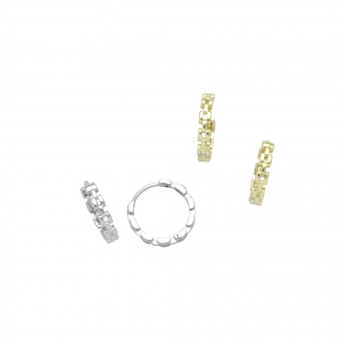 Chain Hoop Earrings