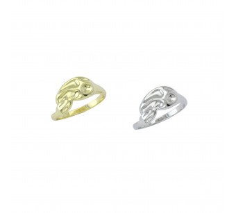 "Crumpled" Ring