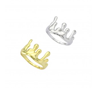 Crown "Liquid" Ring