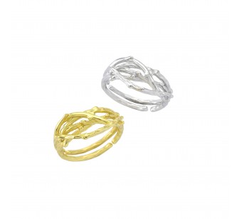 Branches "Crumpled" Ring