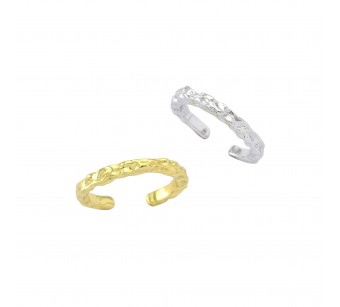 "Crumpled" Ring