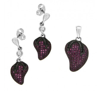 Silver jewellery set 2