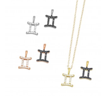 Gemini Zodiac Sign Necklace