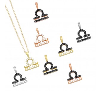 Libra Zodiac Sign Necklace