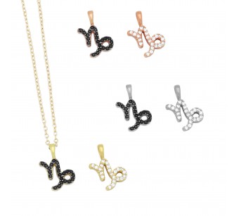 Capricorn Zodiac Sign Necklace