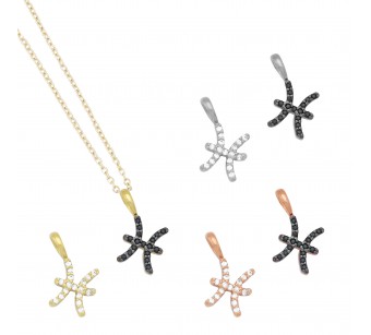 Pisces Zodiac Sign Necklace