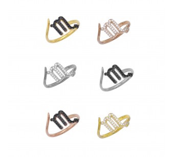 Scorpio Zodiac Sign Ring