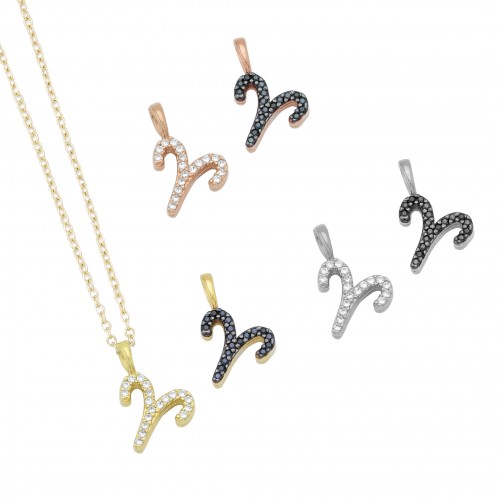 Aries Zodiac Sign Necklace