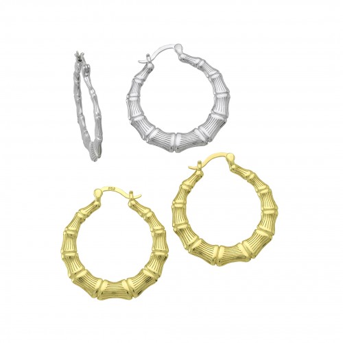 Flat Hoop Earrings