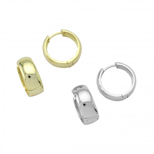 Wide Hoop Earrings