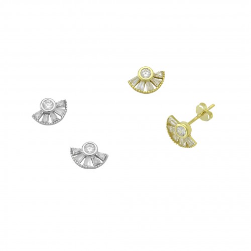 "Hand Fan" Earrings