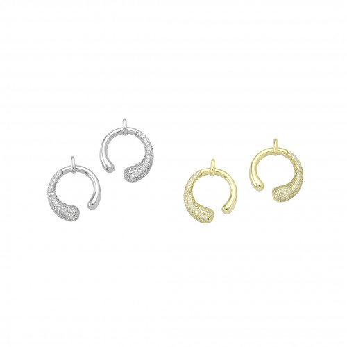 Bubble Hoop Earrings