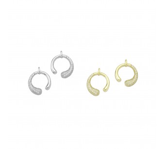 Bubble Hoop Earrings