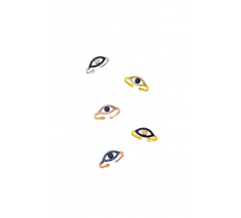 Silver ring eye