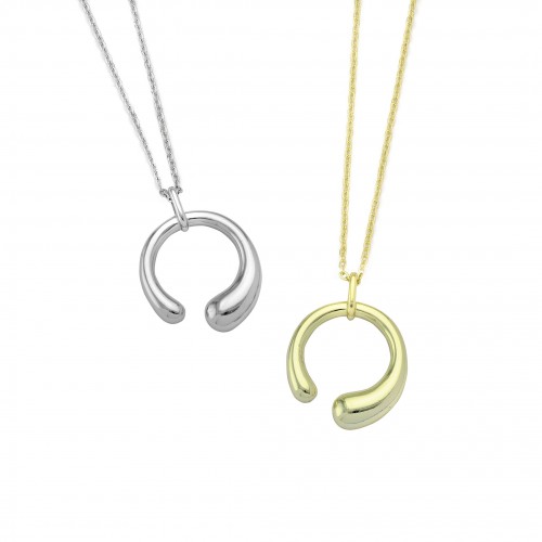 Bubble Hoop Necklace