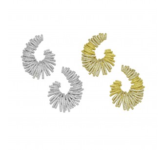 Oval Hoop Earrings