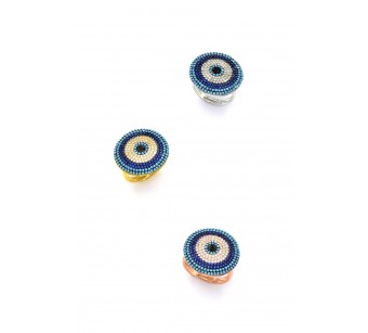 Silver target ring