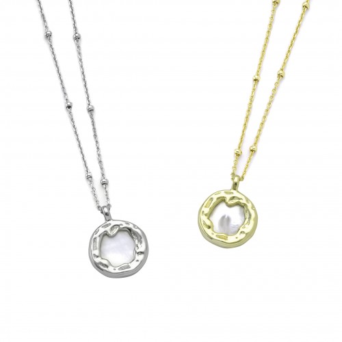 "Crumpled" Necklace