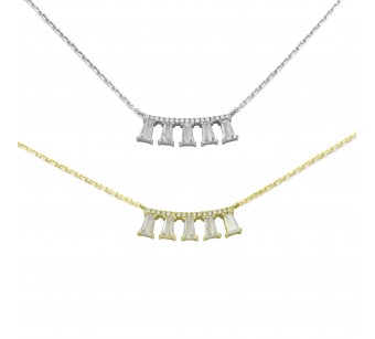 Hanging Stones Necklace