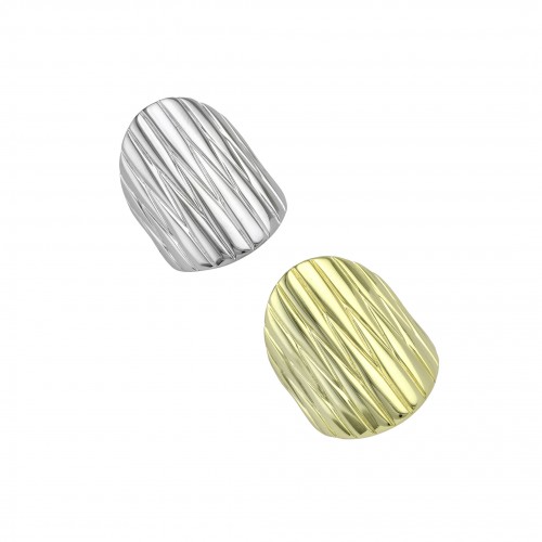 Wide Engraved Ring