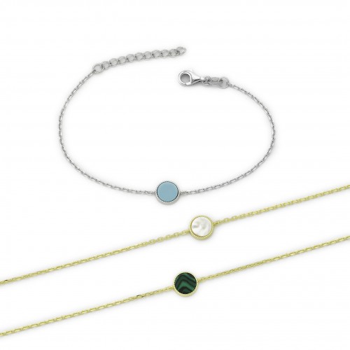 Round Disk Bracelet