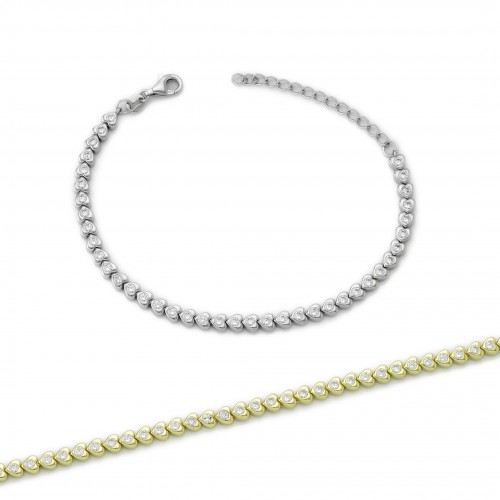 Chain-Hearts Bracelet