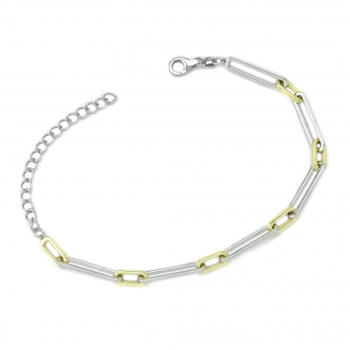 Two-Tone Chain Bracelet