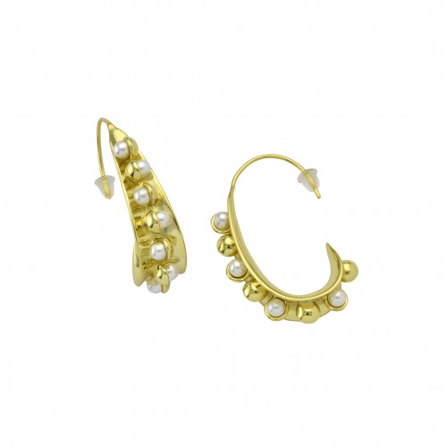 Oval Hoop Earrings