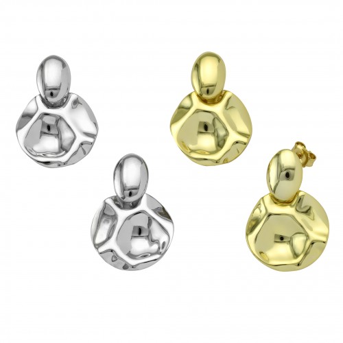 Σκουλαρίκια Τσαλακωμένος Δίσκος