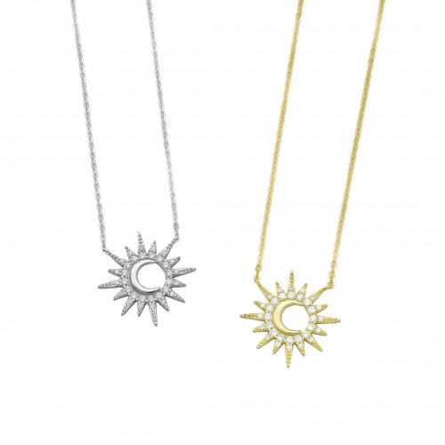 Sun & Moon Necklace