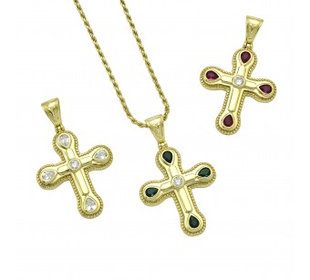 Byzantine Cross Necklace